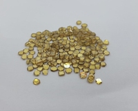 Diamant synthétique HPHT brut jaune, outils à plaques mono, catégorie grain, abrasifs fabriqués en plastique durable