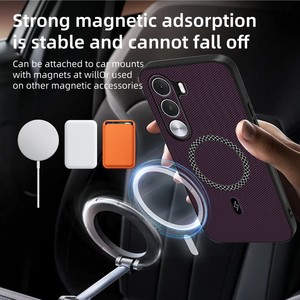 Funda Protectora Magnética de Cuero Premium con Acabado Mate Antipolvo y Antigolpes, Compatible con <span class=keywords><strong>Carga</strong></span> Inalámbrica para <span class=keywords><strong>Realme</strong></span> C400/C400i 4G - Product Image 2