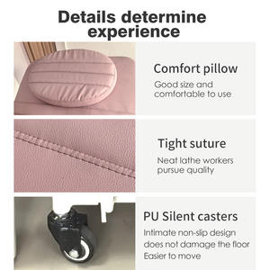 Newest Electric 3 Motors Lip Beauty Facial Spa Massage Bed Foldable Customizable Color Wood for Bedroom Beauty Salon School - Product Image 4