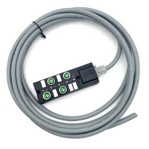 SVLEC Smart M12 12pin femmina dritto 10 vie Jconnector cavi modellati scatola di giunzione M8