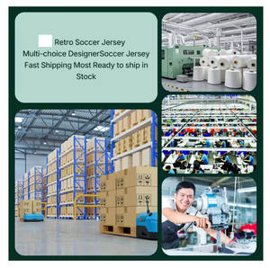 Camiseta de fútbol clásica Retro tailandesa de alta calidad 2526 para hombres y niños, camisetas de fútbol en casa - Product Image 5