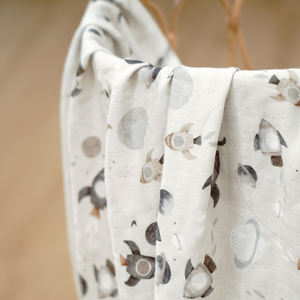 Kangobaby Updated <strong>Swaddling</strong> <strong>Muslin</strong> 70%Bamboo+30% Cotton 2-layer Comfortable Gauze Wrap Blanket 120cm*110cm - Product Image 4