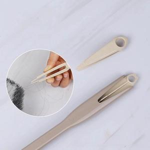 Brosse de toilette portable en plastique PP durable à long manche, brosse de nettoyage de toilette, brosse multifonction - Product Image 6