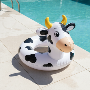 Bouée de piscine gonflable en PVC, portable, légère et durable, avec <span class=keywords><strong>kit</strong></span> de <span class=keywords><strong>réparation</strong></span> inclus, pour les fêtes estivales en extérieur - Product Image 3