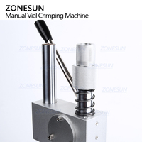 ZONESUN ZS-TVC2 manuel petit flacon en verre 13/15/20mm bouchons en aluminium et en plastique bouteille capsulage Machine de sertissage