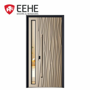 Puerta <span class=keywords><strong>de</strong></span> Entrada <span class=keywords><strong>de</strong></span> Aluminio EEHE para Muro Perimetral, Resistente a Impactos, Sellado Silencioso e Impermeable - Product Image 2