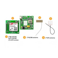 Module de développement SIMCOM 4G Cat 1 avec carte centrale GSM GPS, communication sans fil, port série TTL A7670E