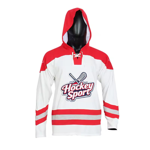 Sweat-shirts d'hiver personnalisés pour jeunes joueurs de hockey sur glace américain, équipe du Canada, sublimation, uniformes de hockey, vêtements - Product Image 2