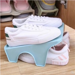 <b>Plastic</b> Integrated Household Shoe <b>Rack</b> Double Shoe Support Space-Saving Simple Shelf Shoe Storage <b>Rack</b> for Home Daily Supplies - Product Image 5