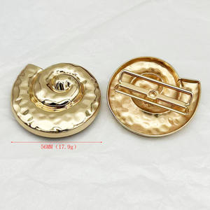 Nuevo Anillo <span class=keywords><strong>de</strong></span> Metal Dorado con Forma <span class=keywords><strong>de</strong></span> Flor y <span class=keywords><strong>Caracol</strong></span>, Estilo Europeo Americano, para Ropa, Cierre Decorativo, Hebilla <span class=keywords><strong>de</strong></span> Conexión para Tirantes <span class=keywords><strong>de</strong></span> Bikini - Product Image 5