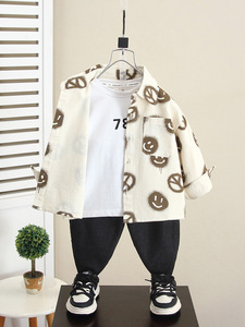 Bán Buôn Tùy Chỉnh Người Đàn Ông Của Mùa Thu Ánh Sáng Áo Khoác, Mát Bé Mùa Xuân Và Mùa Thu Áo Khoác, Áo Sơ Mi, Phong Cách Giản Dị Trẻ Em Của Quần Áo - Product Image 3