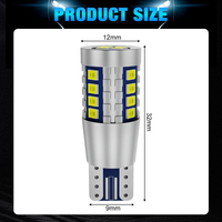Bombilla LED para Auto 12V T10 W5W 194 168 Canbus 2016 20SMD, Luz de Posición, Interior, Mapa, Techo, 6000K, Sin Errores