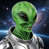 Masque de tête en latex vert style Alien pour Halloween, cosplay, fête, accessoires de diffusion en direct, approvisionnement transfrontalier