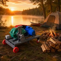 Nouvelle Fendeuse de Bois Électrique Professionnelle avec Mécanisme de Boîte de Vitesses, Châssis Robuste en Acier Inoxydable, 4 Roues, Haute Efficacité