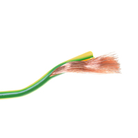 Cable de Construcción THW con Estructura Trenzada, Temperatura de Trabajo 75°C, Cable Eléctrico de Uso General, 600V, Retardante de Llama VW-1