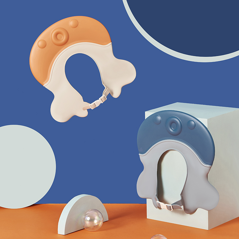 Мягкая детская шапка для душа, шапка для мытья волос с шампунем, регулируемый экран, водонепроницаемые детские шапки для ванны