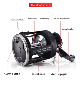 <span class=keywords><strong>Moulinet</strong></span> de pêche à tambour 3000/4000 avec bobine métallique, frein centrifuge, <span class=keywords><strong>moulinet</strong></span> de combat de haute qualité - Product Image 4