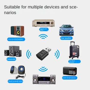 Altavoz AUX de coche de salida dual, construcción de plástico, USB para receptor de Audio <span class=keywords><strong>Bluetooth</strong></span>/Adaptador de transmisor para Audio y vídeo - Product Image 3