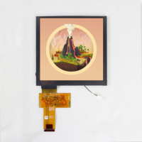 KN070HD01-AP Modul LCD TFT IPS 7 inci 720x720 LVDS 40pin Baru, Kecerahan Tinggi 500 Cd/m2, Sudut Pandang 80 Derajat