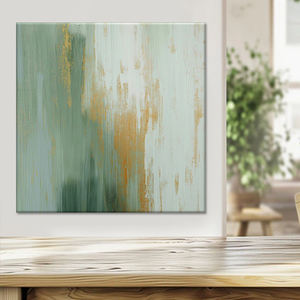 Dipinto a Olio Astratto Quadrato Popolare 2026 Disegno Semplice per Uso Decorativo da Parete - Product Image 4