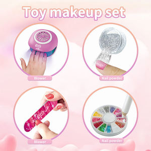 Kit de jeu DIY pour enfants : Ensemble de maquillage et de nail art, Studio de manucure pour jeu d'imitation et maison de beauté - Vernis à ongles pour enfants d'âge préscolaire - Product Image 5