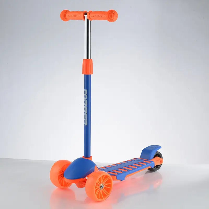 Sıcak satış ucuz katlanabilir yetişkin çocuklar için Scooter 3 tekerlekli ayak itme Scooter