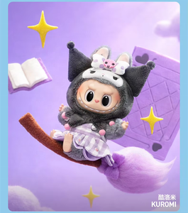 Popmart labubu San Rios พวงกุญแจกำมะหยี่ขนยาว/กล่องตาบอดตุ๊กตาของแท้สำหรับนักสะสมและของขวัญ - Product Image 6