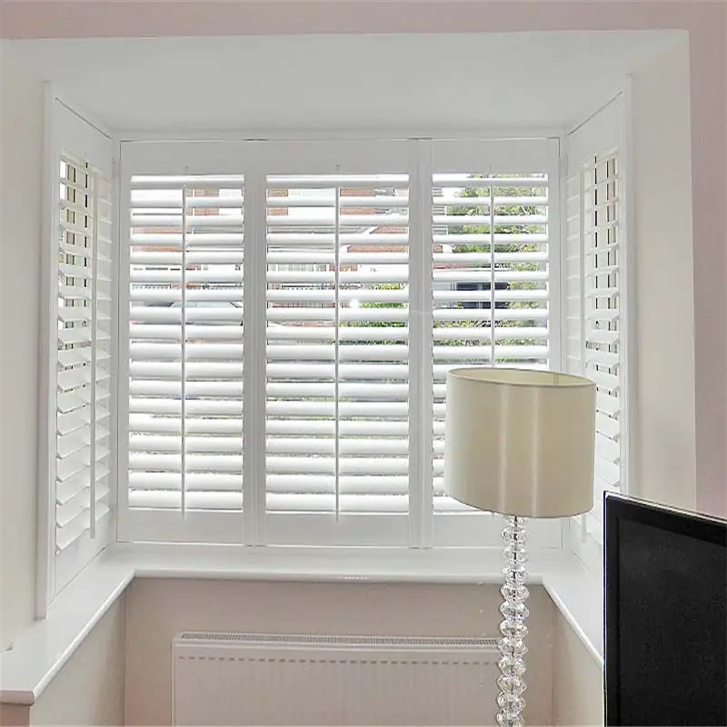 plantation shutters window wood shutters interior PVC Plantation Window Shutters