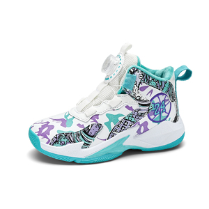 Chaussures de basketball respirantes en maille anti-odeur, conçues sur mesure pour enfants, style Monk Strap, pour l'été et l'automne, chaussures de marche tendance - Product Image 4