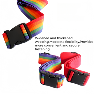 Cinghie per Valigie Personalizzabili con Fibbia a Sgancio Rapido, Set di Cinture in Tessuto per Fissaggio Bagagli e <span class=keywords><strong>Abbigliamento</strong></span> - Product Image 6