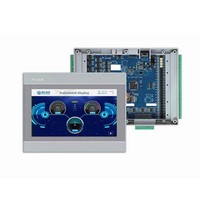 Controlador HMI PLC Todo en Uno MCGS TPC7012Ew SR30XP de 7 Pulgadas con PLC Integrado de 30 E/S de Relé