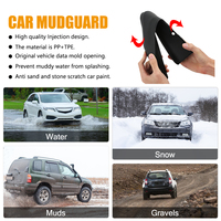 Accessoires de voiture LUMA Garde-boue en plastique Garde-boue anti-éclaboussures Garde-boue automatique PP pour Renault Fluence 2011-2015 Garde-boue