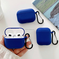 Casing Pelindung Silikon Lembut Baru untuk Apple AirPods 3 Aksesoris Headset Nirkabel Bahan TPU Tahan Lama