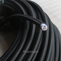 Kabel Tekstil 3 Inti Berlapis PVC H03VV-F 3*0.75mm VDE/CE untuk Kabel Kain untuk Lampu