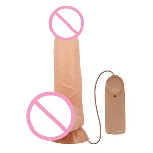 Gode réaliste vibrateur jouets sexuels pour adultes pour femme gros pénis bite vagin Masturbation féminine - Product Image 3