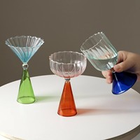 Creative Gradient Luxus Kristallglas Coupé Cocktail gläser Hochwertige Party zubehör für Ambiente für Champagner Wein kelch