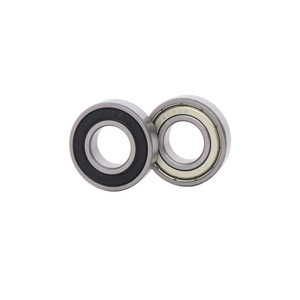 6001-2RS ลูกปืนเม็ดกลมร่องลึก6001ZZ ลูกปืนล้อเหล็กโครเมี่ยม6001RS ตลับลูกปืนดุมล้อ12*28*8) C3 - Product Image 1