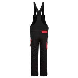 PORTWEST - PW243BDRXL PW2 negro/rojo babero y abrazadera-EAN 5036108368068 PETO DE TRABAJO - Product Image 2