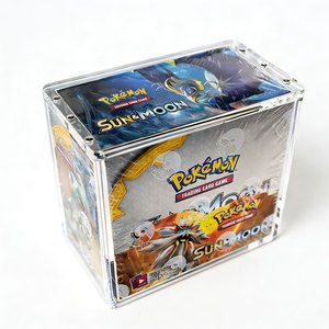 Boîte de protection personnalisée en acrylique transparent avec aimant N52 anti-UV pour cartes Pokémon, étui de présentation à bords polis empilable - Product Image 4
