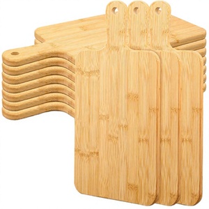 Plateaux de service rectangulaires en bambou personnalisés pour restaurants et bars, avec poignée, épaisseur 1,5 cm, vente en gros - Product Image 1