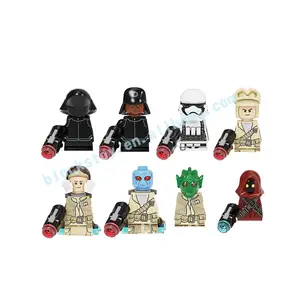 PG8289 SW Filme Dark Shock Clone Trooper Jawas Rex Cody Hunter Mini Building Blocks Figuras de Ação Brinquedos de Educação Infantil