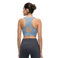 Soutien-gorge de sport respirant sans bretelles pour femmes, grande taille, extensible dans quatre directions, maintien élevé, pour yoga et fitness JYD19109