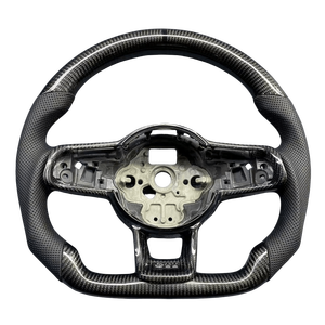 Volant personnalisé en fibre de carbone, adapté aux Volkswagen Golf 7 MK7, Golf 6 MK6, <span class=keywords><strong>GTI</strong></span>, vente directe d'usine, personnalisable - Product Image 2