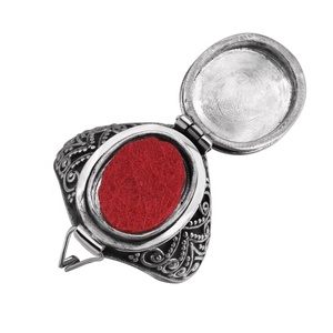 Bague <span class=keywords><strong>parfum</strong></span> Antique en argent sterling 925 pour femmes, anneaux de fiançailles, cadre, bijoux <span class=keywords><strong>parfum</strong></span>és, pour dames - Product Image 2