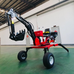 Mini-excavatrice araignée China Rail capable de pivoter à 360 degrés et équipée d'un moteur à essence, conforme aux normes CE et EPA - Product Image 2