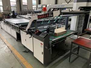 الأكثر مبيعاً آلة تغليف الفلوت شبه الأوتوماتيكية/ماكينة تصفيح المموج للورق المقوى - Product Image 5