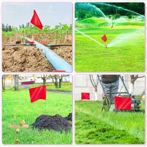 Meilleure vente de petits drapeaux de signalisation personnalisés pour l'extérieur de l'entreprise drapeaux de marquage en PVC pour l'enquête - Product Image 2