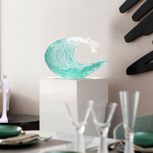 Dali Transparente Wassers prüh skulptur Maximalist isches Dekor Einrichtungs dekoration für Modell zimmer, Wohnzimmer - Product Image 6