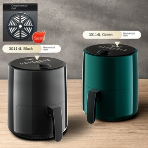 Friteuse à air manuelle multifonctionnelle en acier inoxydable de luxe de 10,1 à 20 L avec des fonctionnalités intelligentes pour un usage domestique et en camping-car - Product Image 2