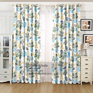 Cortinas Opacas Impresas de una Sola Pieza al por Mayor de Fábrica para la Sala de Estar, Cortinas de Ventana de Alta Calidad para el Hogar - Product Image 2